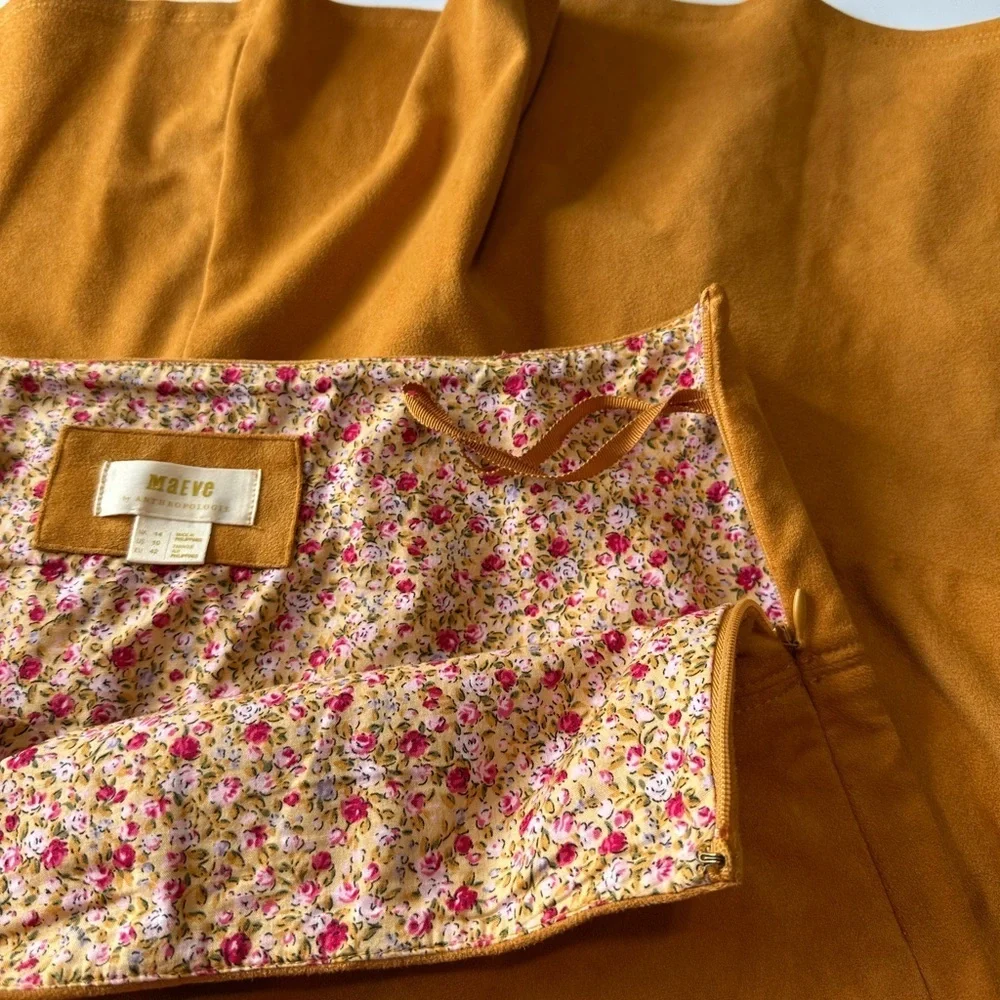 Anthropologie Golden High-Low Skirt - Picture 11 of 14